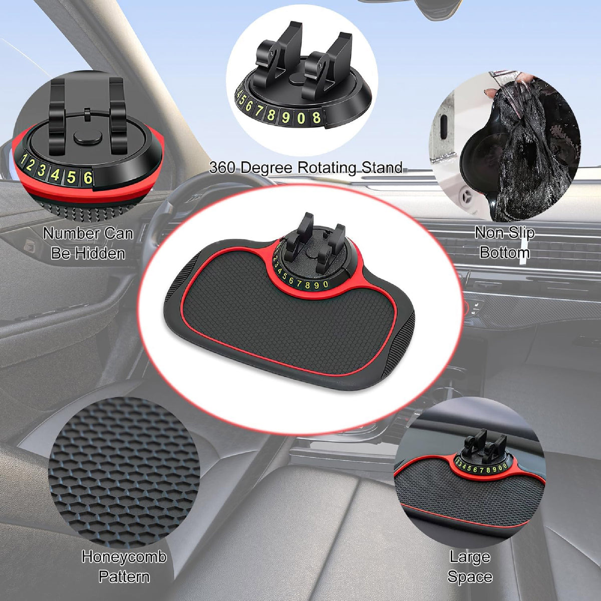 GRIPCAR 360 ALMOHADILLA ANTIDESLIZANTE MULTIFUNCIONAL