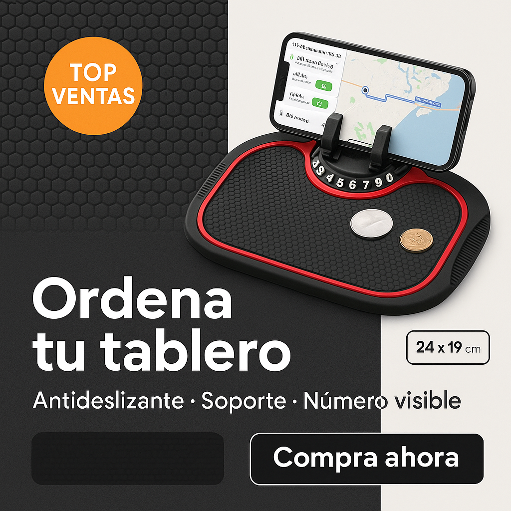GRIPCAR 360 ALMOHADILLA ANTIDESLIZANTE MULTIFUNCIONAL