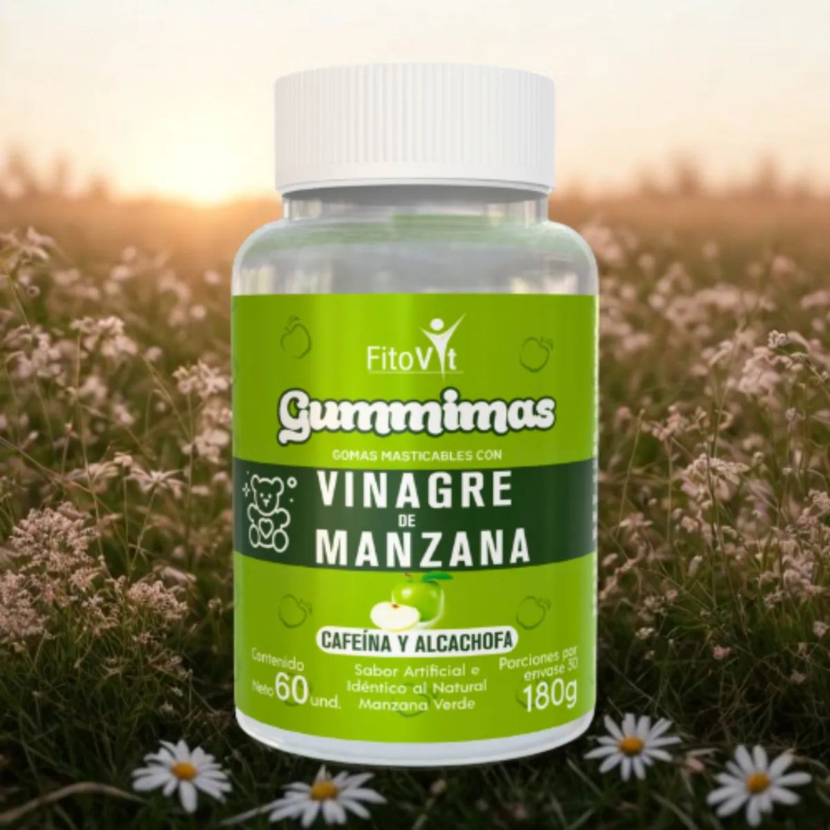 GUMMIMAS DE VINAGRE Y MANZANA VERDE