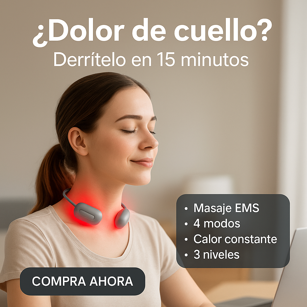 MASAJEADOR DE CUELLO PORTÁTIL