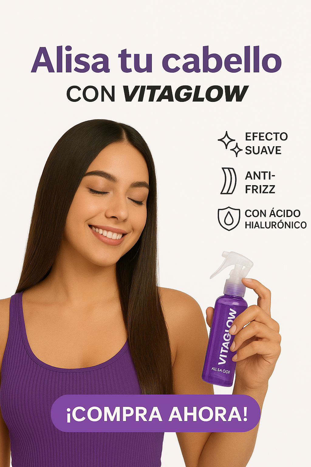 ALISADOR PARA CABELLO VITAGLOW SOFT